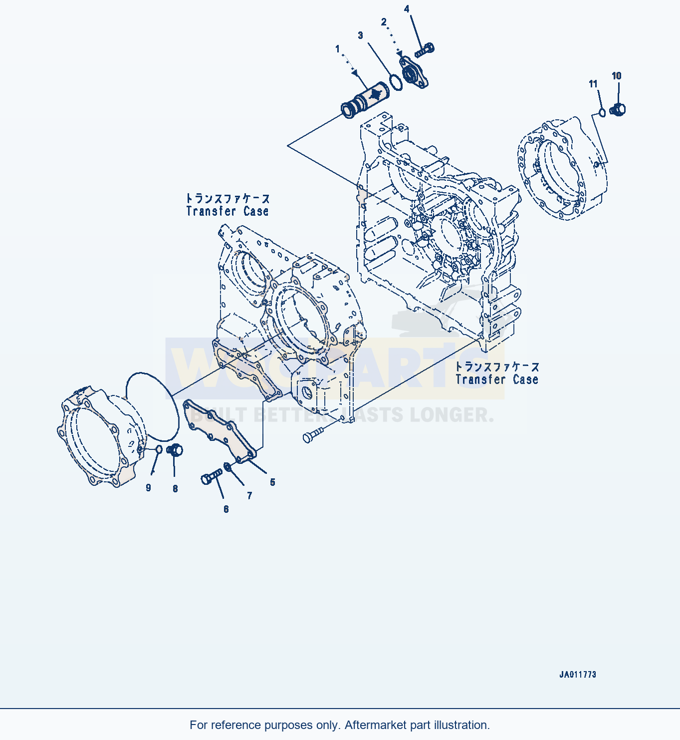 Komatsu WA270-7 Transfer, Magnet Assembly (#80001-) parts diagram
