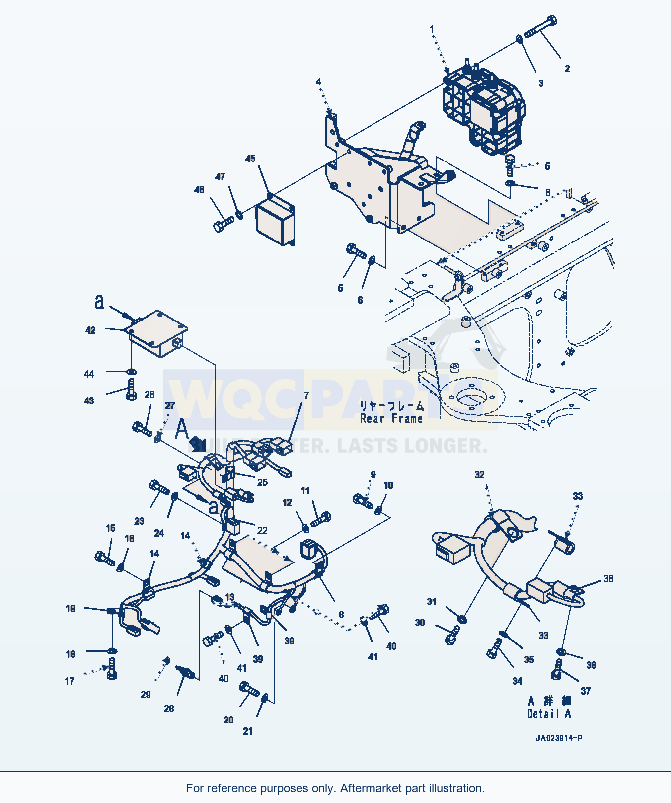 Komatsu WA270-8 Def Piping, Pump (#83001-) parts diagram