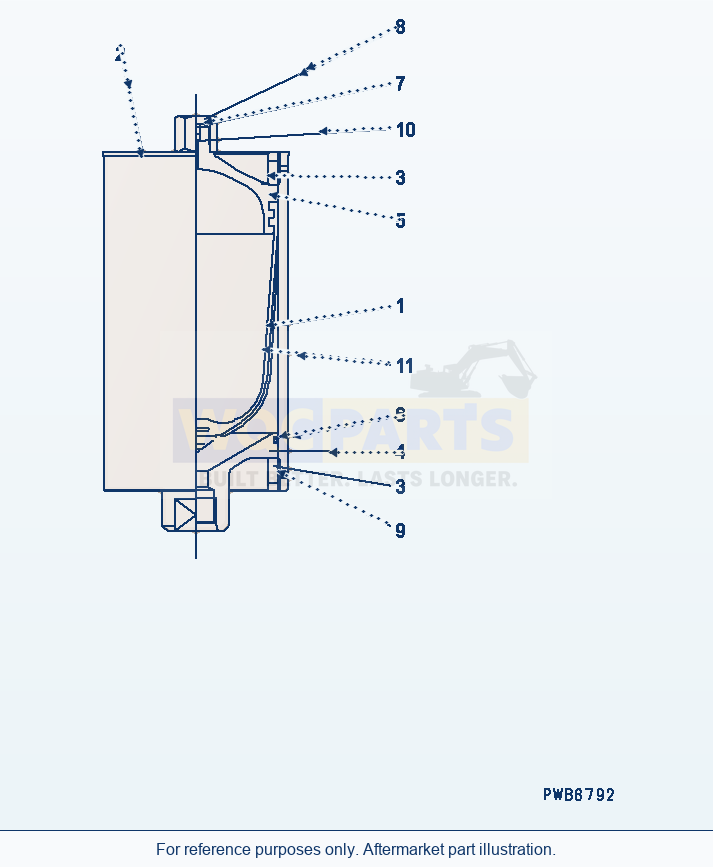 Komatsu WA320-1 Accumulator(#10001-19999) parts diagram