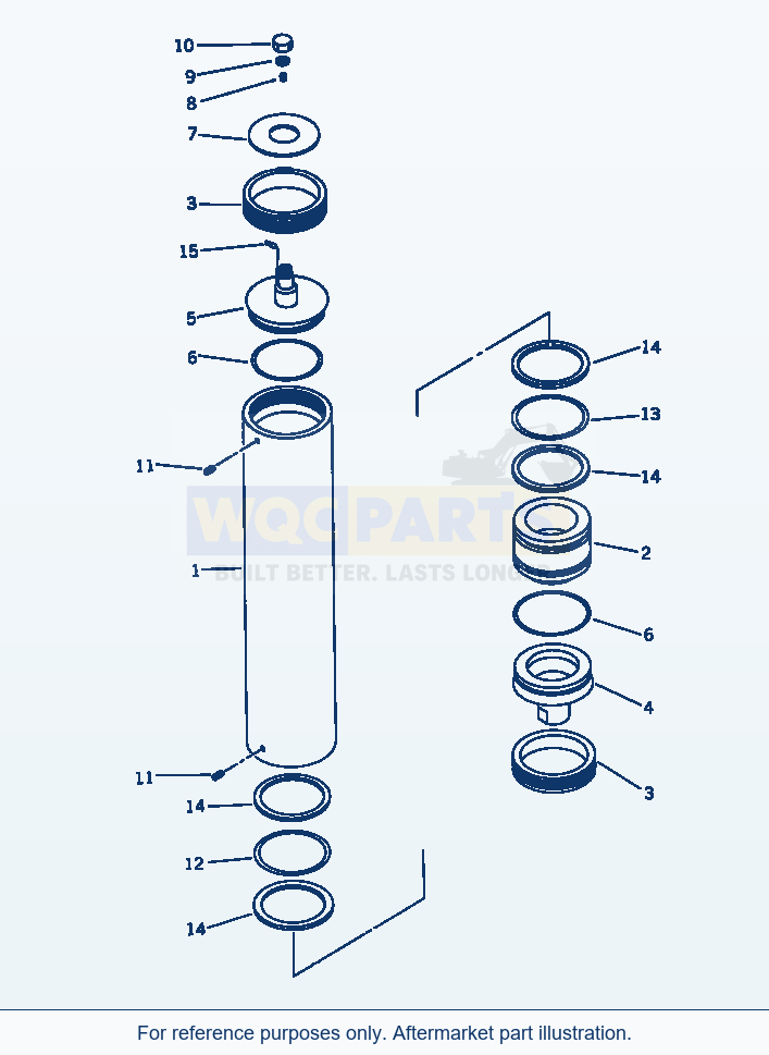 Komatsu WA320-1 Accumulator(#20001-) Serial 10001-UP parts diagram