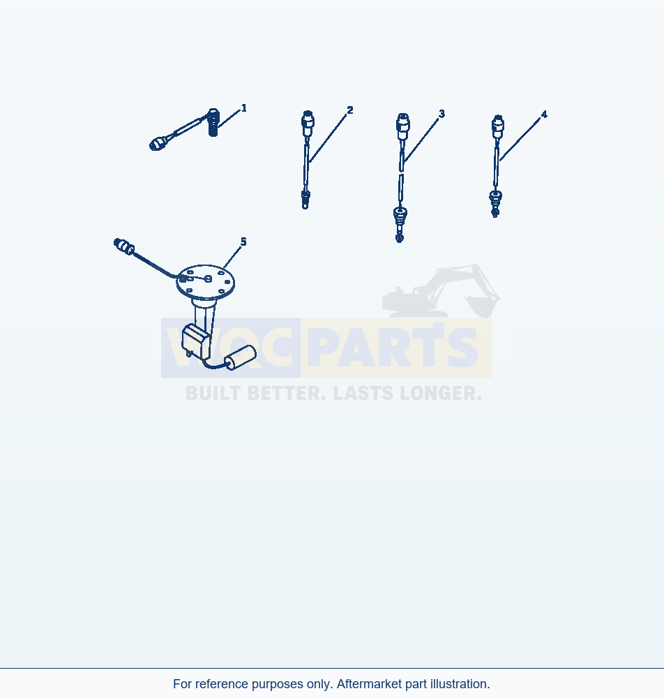Komatsu WA320-1 Sensor(#10001-19999) parts diagram