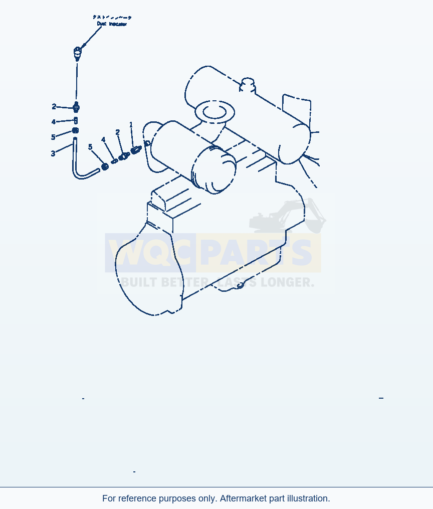 Komatsu WA320-1 Engine Related Parts (Tbg/Abe Spec.) parts diagram