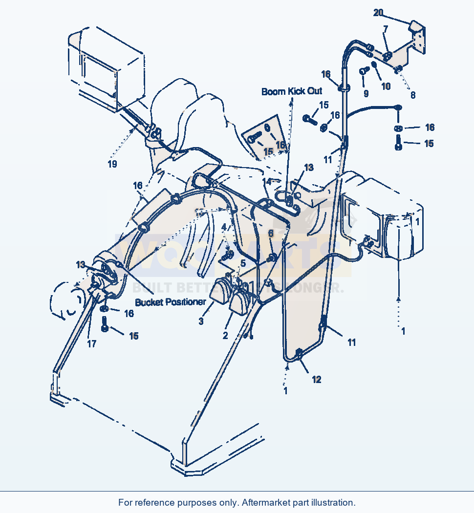 Komatsu WA320-1LC Electrical System (Front Line) parts diagram
