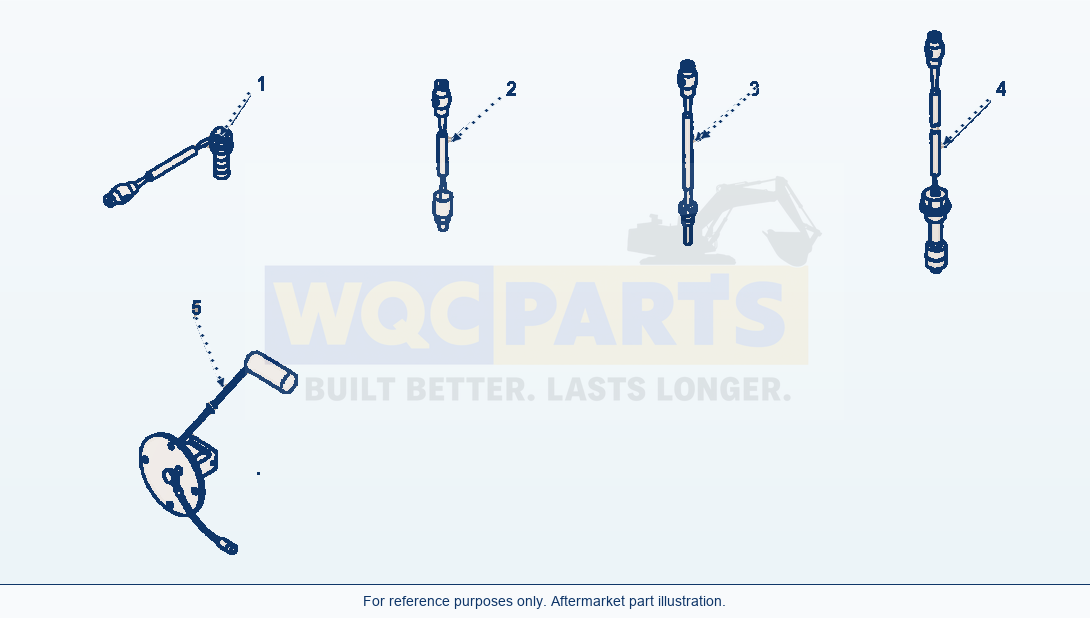 Komatsu WA320-1LC Sensors parts diagram