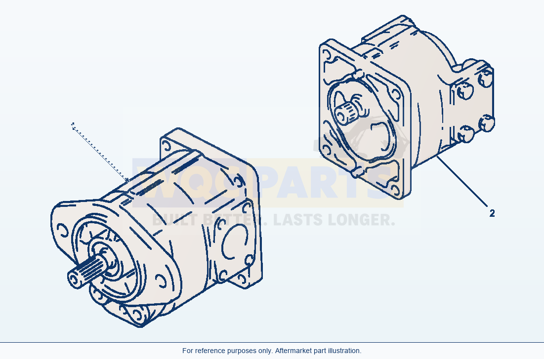 Komatsu WA320-1LC Transmission & Torque Converter Charging Pump parts diagram
