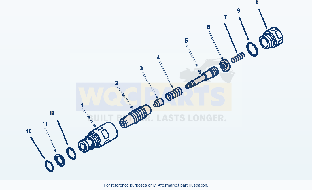 Komatsu WA320-1LC Suction And Safety Valve parts diagram