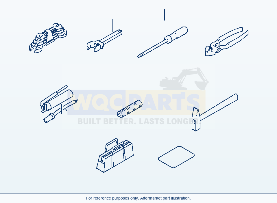 Komatsu WA320-3 Tools parts diagram