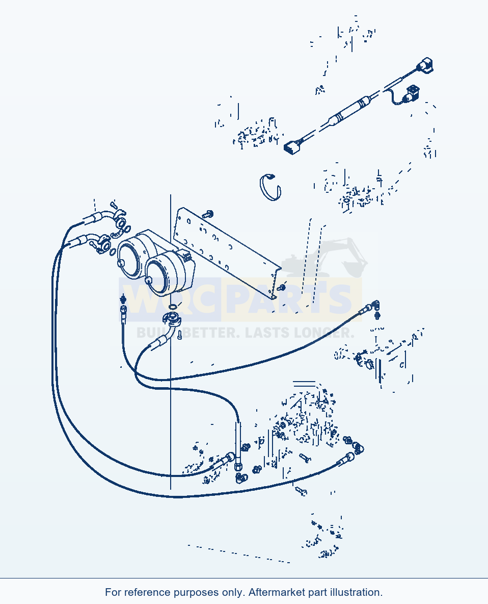 Komatsu WA320-3 A.L.S. Equipment parts diagram