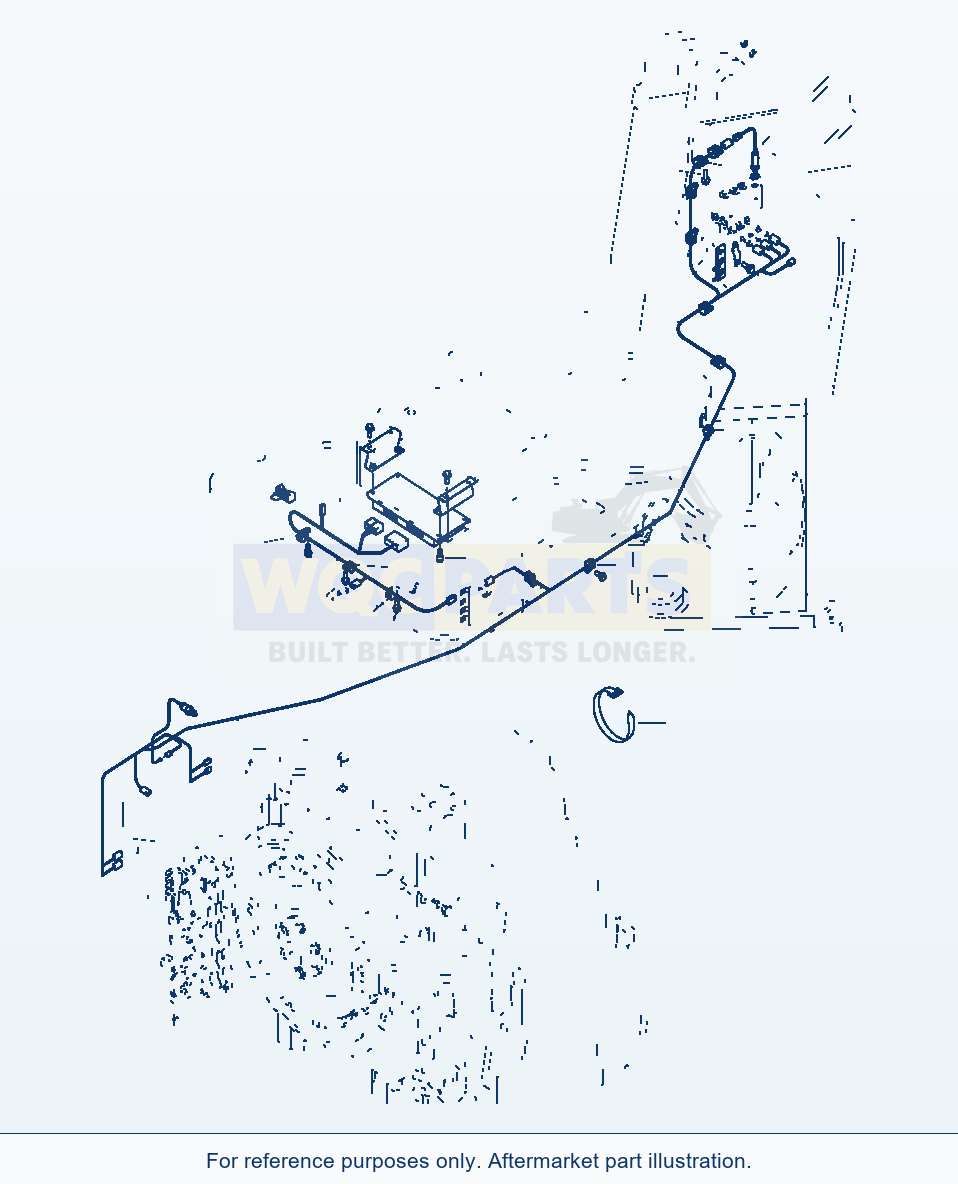 Komatsu WA320-3 E.C.S.S. Electrical Equipment parts diagram