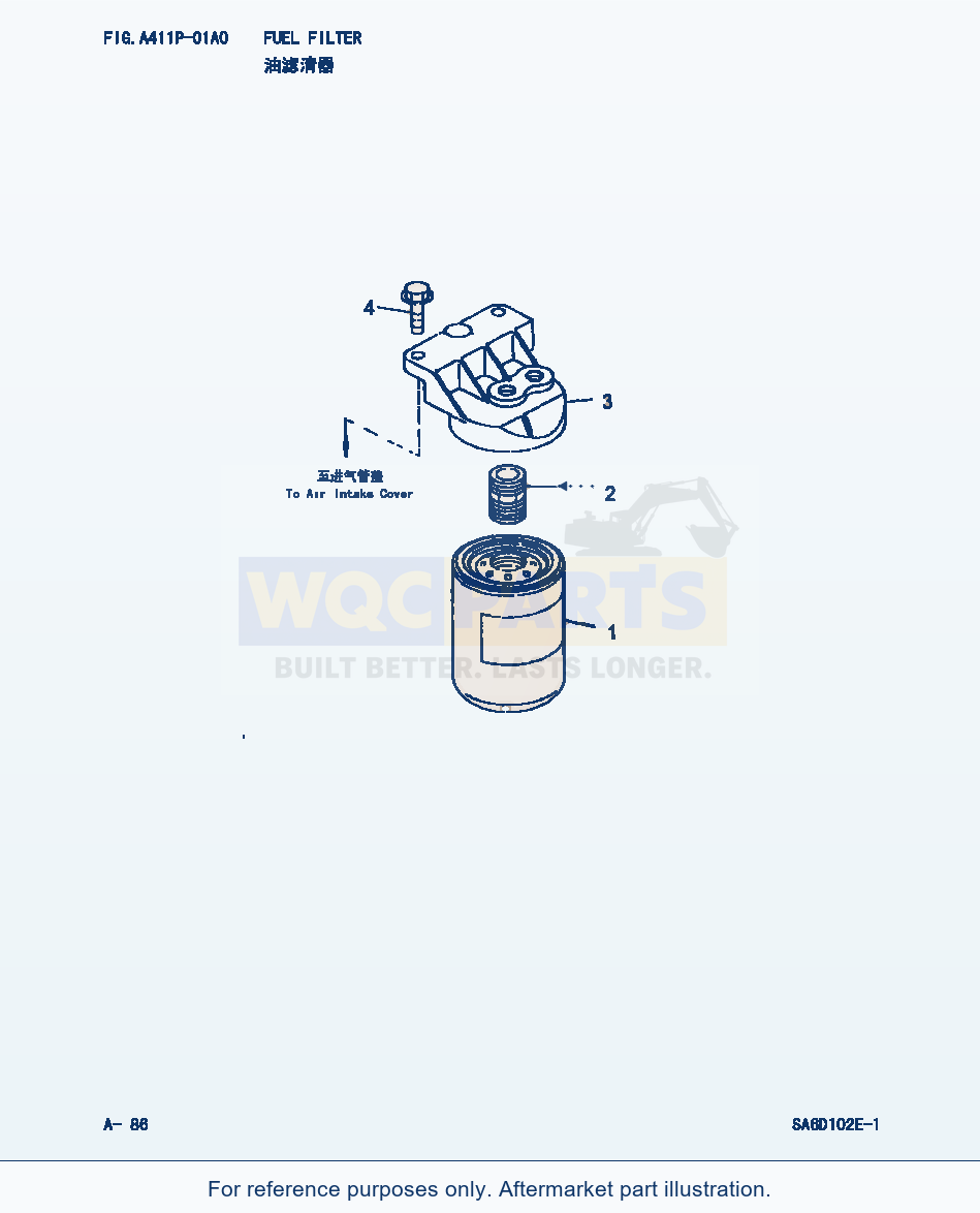 Komatsu WA320-3 Cartridge Pref (|000049) parts diagram