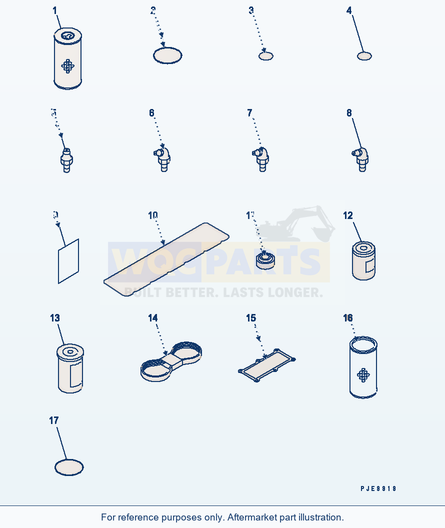 Komatsu WA320-3 Spare Parts(#53001-53999) parts diagram