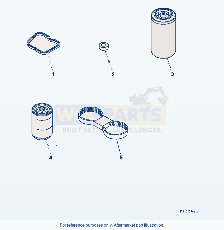Komatsu WA320-3 Spare Parts(#26200467-) parts diagram