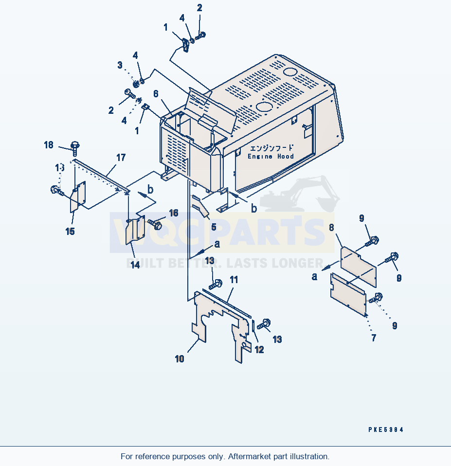 Komatsu WA320-3 Bulkhead (Bulkhead And Related Parts) parts diagram