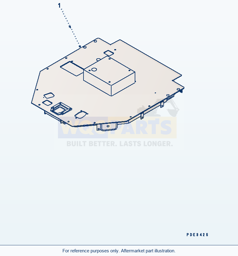 Komatsu WA320-3 Floor (Floor Frame) parts diagram
