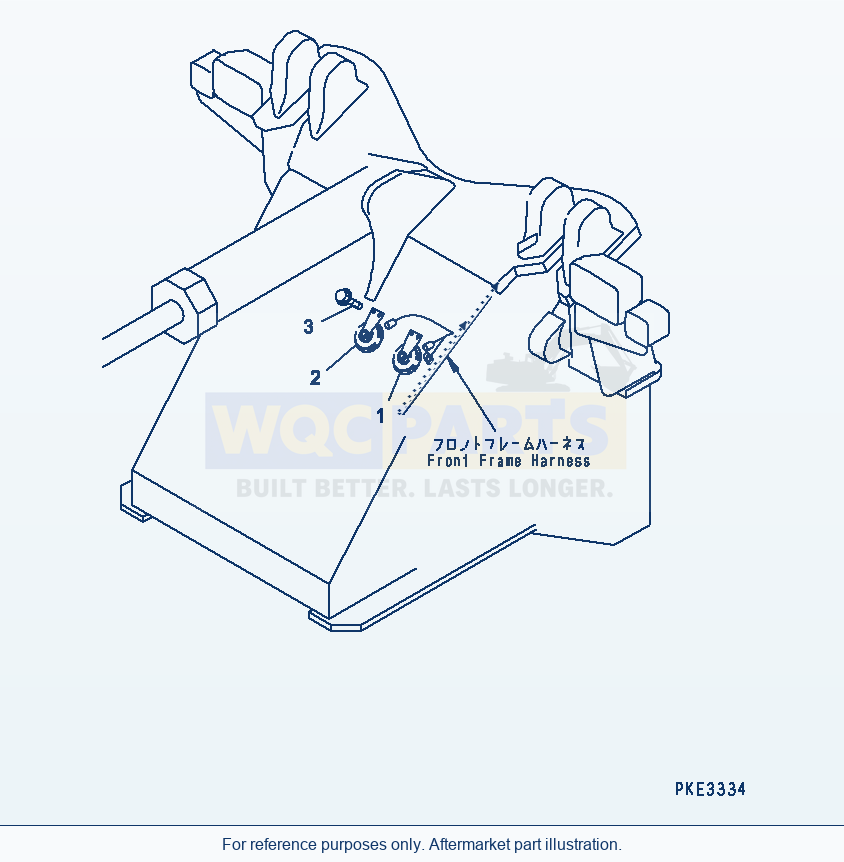 Komatsu WA320-3CS Electrical System (Horn) parts diagram