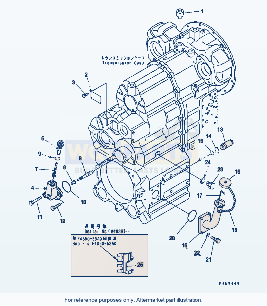 Komatsu WA320-3CS Transmission (Accessory) parts diagram