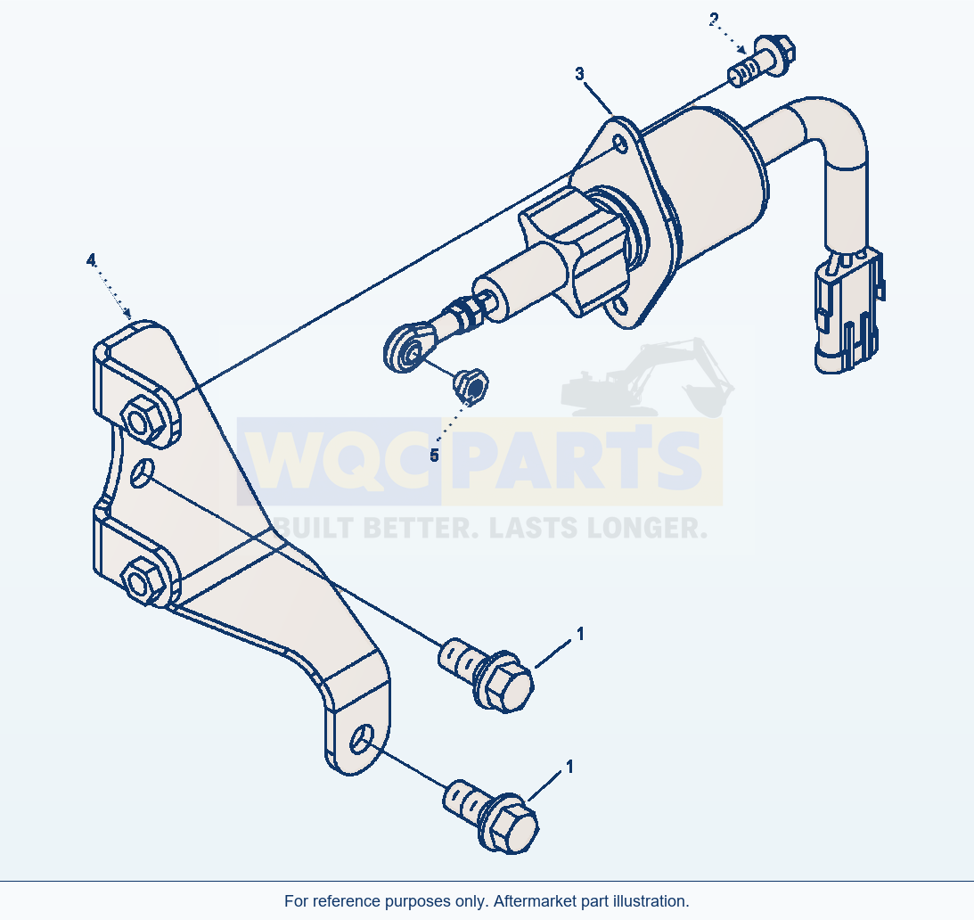 Komatsu WA320-3L Fuel Shut Off Valve parts diagram