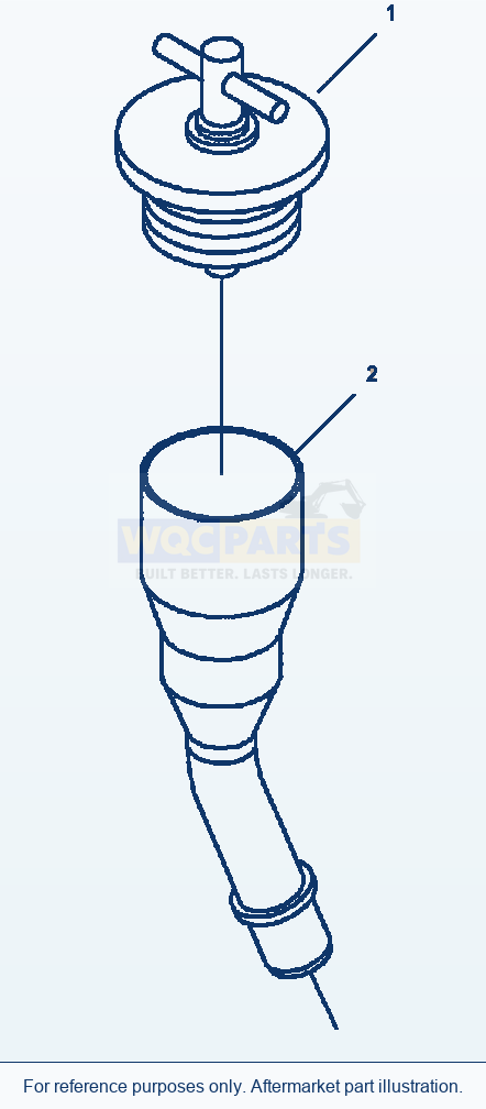 Komatsu WA320-3L Oil Fill Location parts diagram