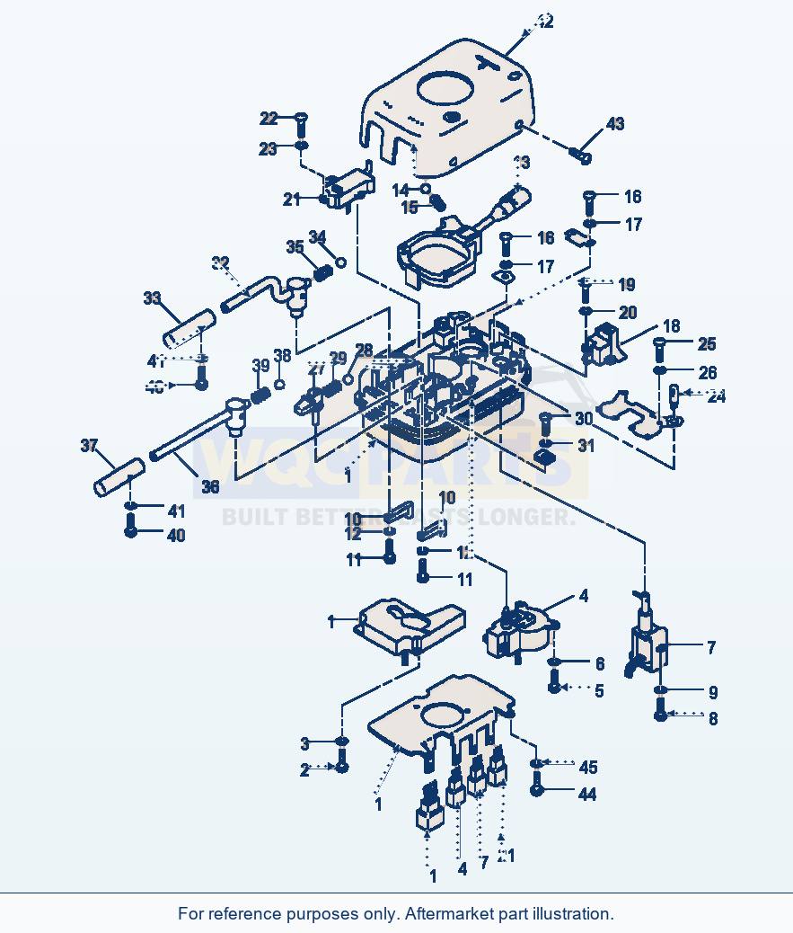 Komatsu WA320-3L Transmission Control Switch parts diagram