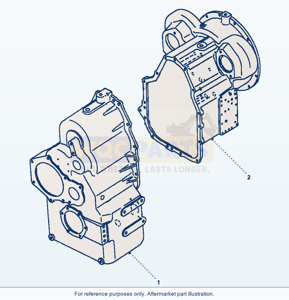 Komatsu WA320-3L Transmission - Complete Assembly parts diagram