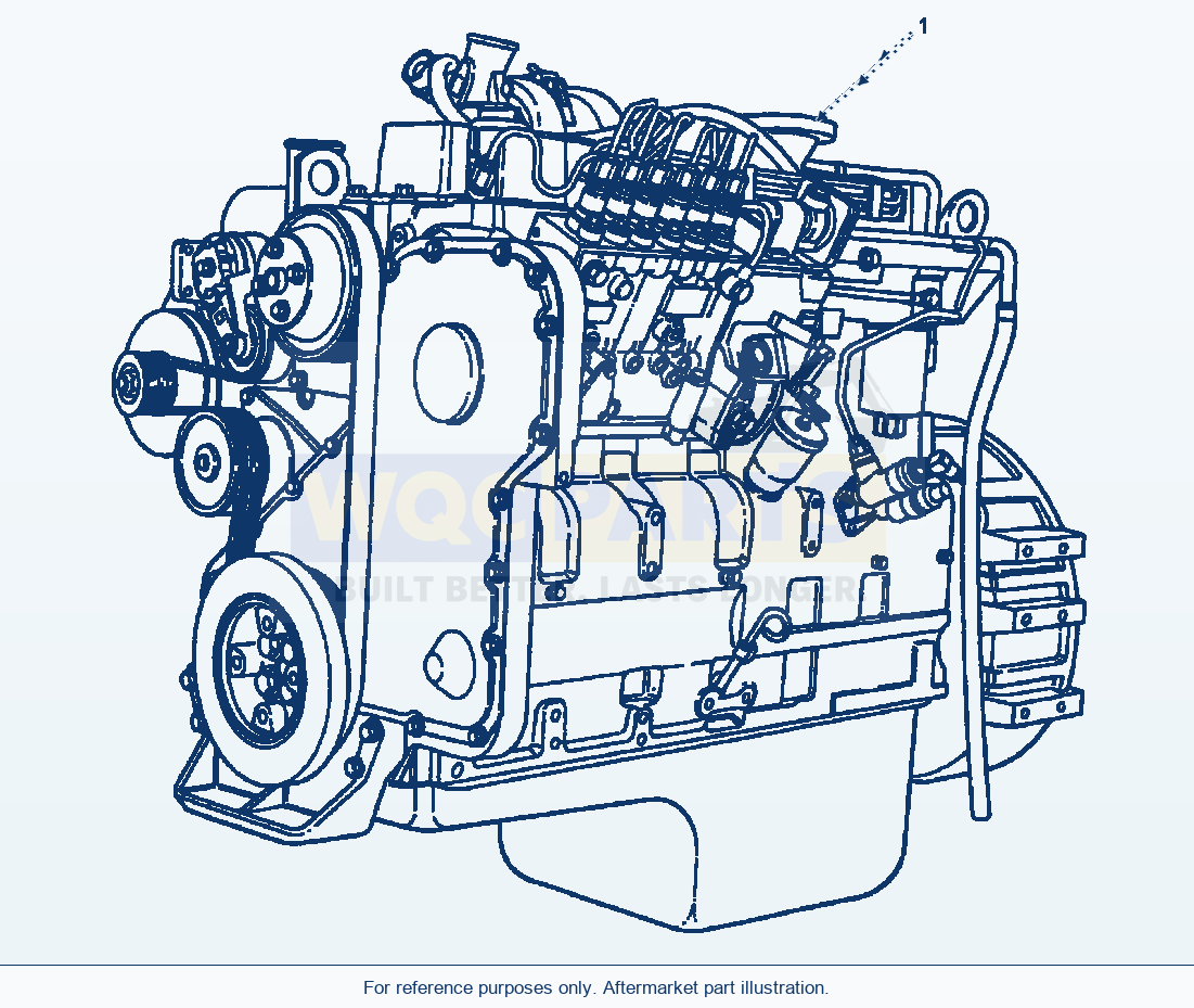 Komatsu WA320-3MC Engine Assembly (E9Aa6Ce.001) parts diagram