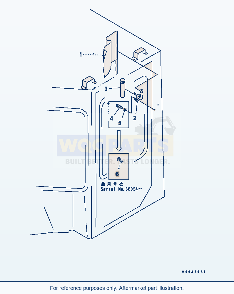 Komatsu WA320-5 Spare Parts (Snow Removing Spec.) parts diagram