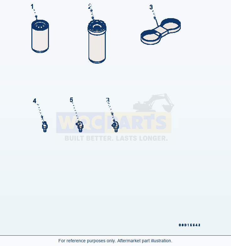 Komatsu WA320-5 Spare Serial B10001-UP parts diagram