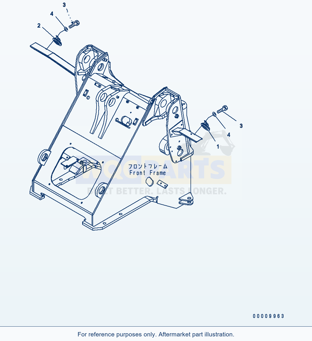 Komatsu WA320-5 Horn (Sn H50051 - H50187) parts diagram
