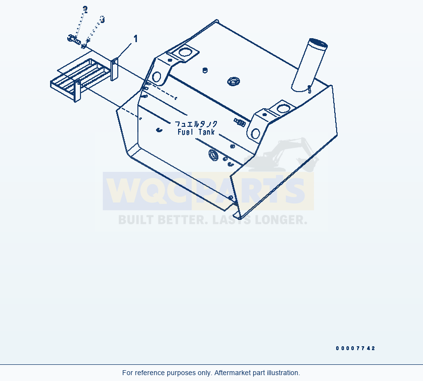 Komatsu WA320-5 Step parts diagram