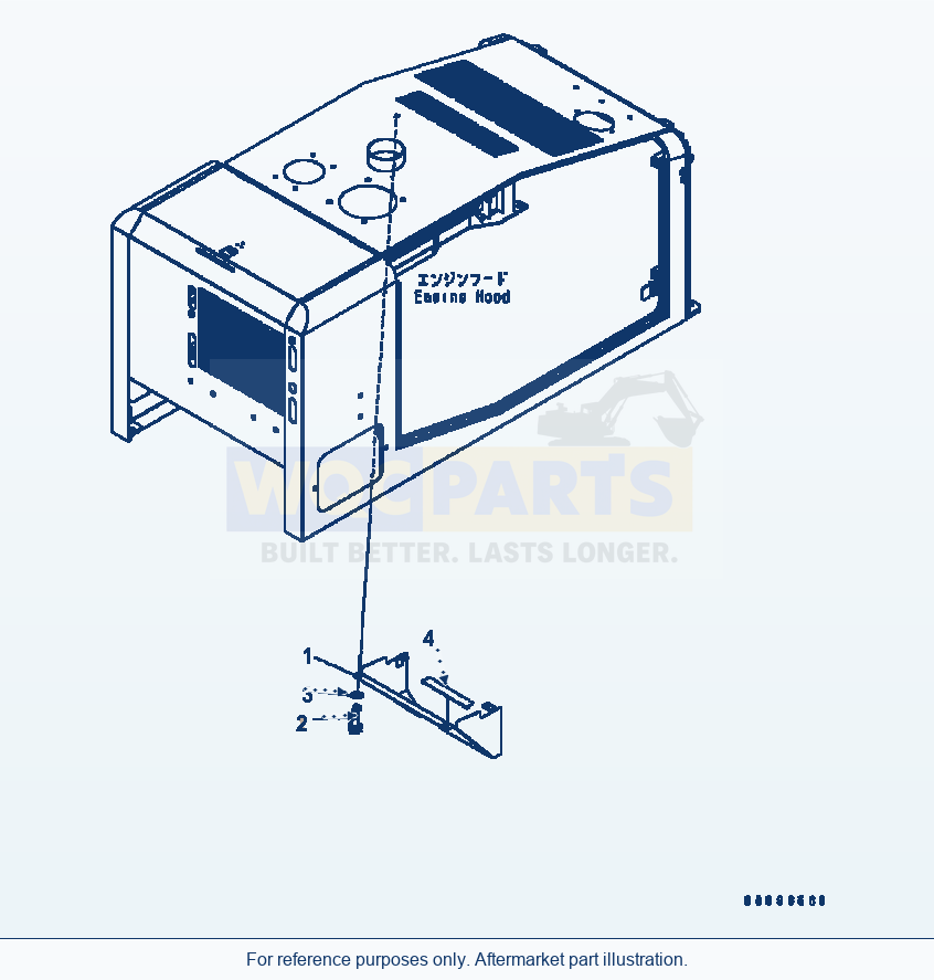 Komatsu WA320-5 Hood (Duct Cover) (For Sugar Cane) (#B10356-) parts diagram