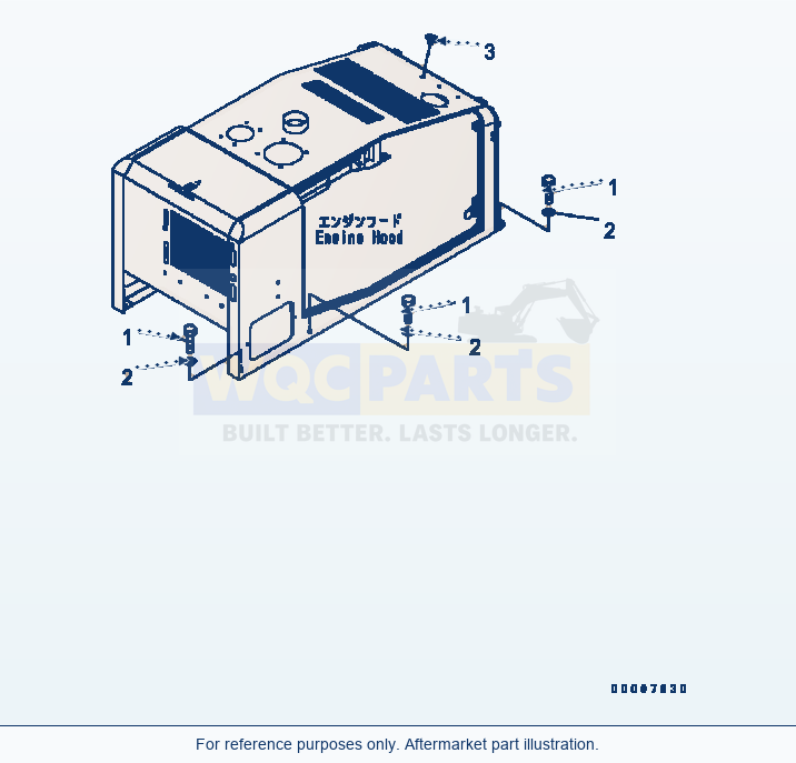 Komatsu WA320-5 Hood Mounting (For Sugar Cane) (#B10186-B10615) parts diagram