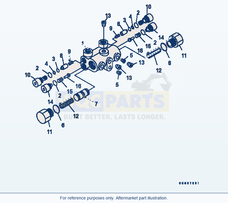 Komatsu WA320-5 Steering Line (Cushion Valve) Serial B10001-UP parts diagram