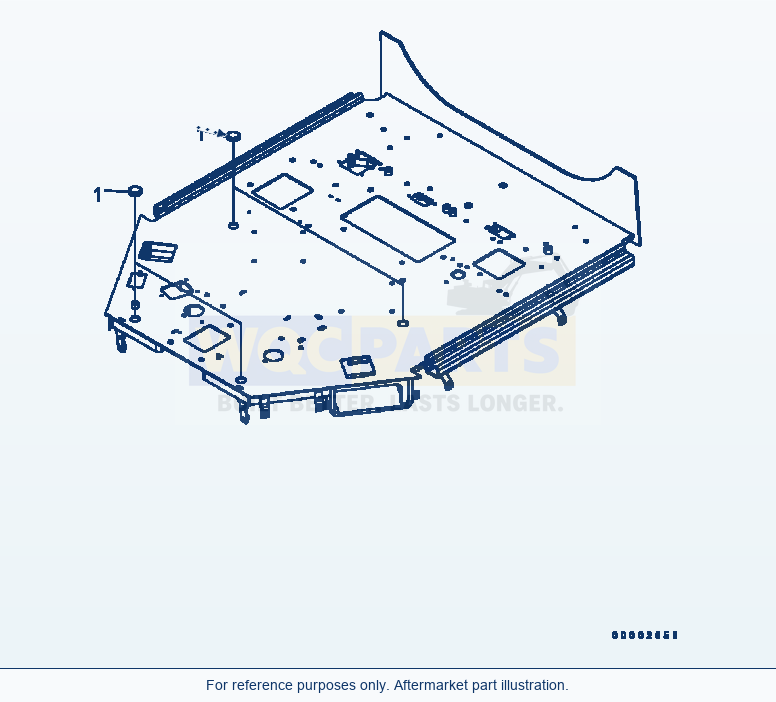 Komatsu WA320-5 Floor (Cap) Serial B10001-UP parts diagram