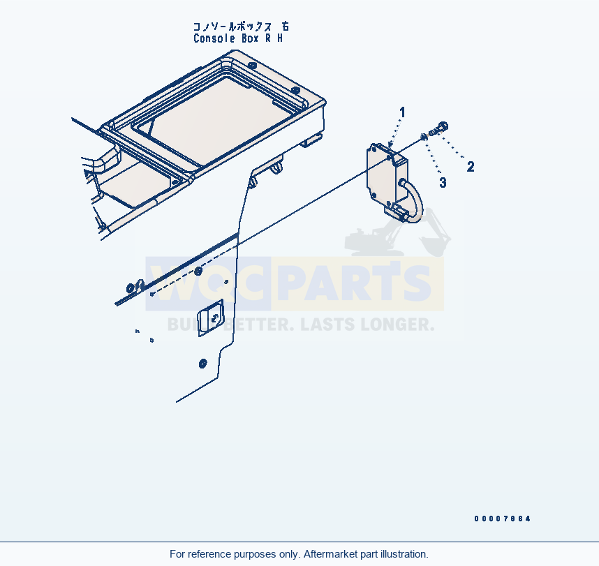 Komatsu WA320-5 Floor (E.C.S.S Controler) parts diagram