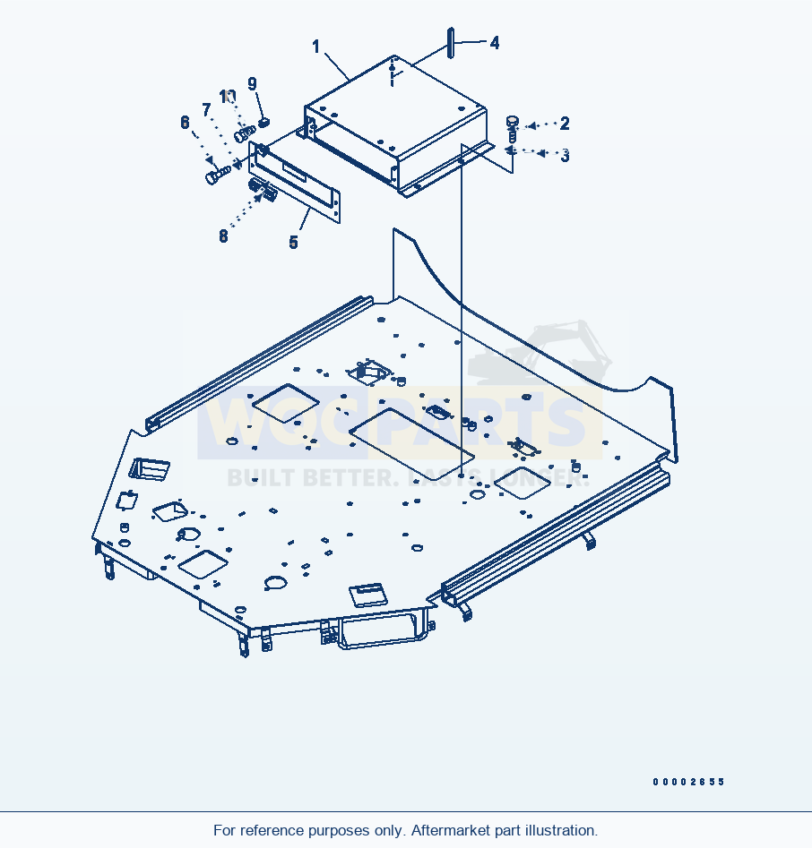 Komatsu WA320-5 Floor (Floor) Serial 60001-UP parts diagram