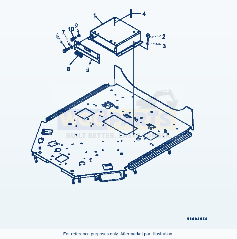 Komatsu WA320-5 Floor (Floor) Serial B10001-UP parts diagram