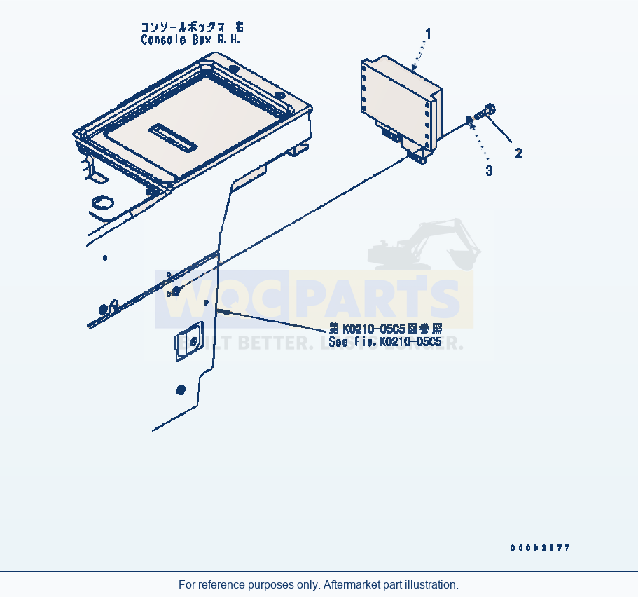 Komatsu WA320-5 Floor (Hst Controller) (#B10229-) parts diagram