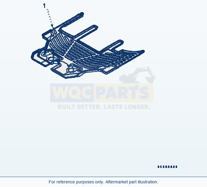 Komatsu WA320-5 Floor Mat Serial B10001-UP parts diagram