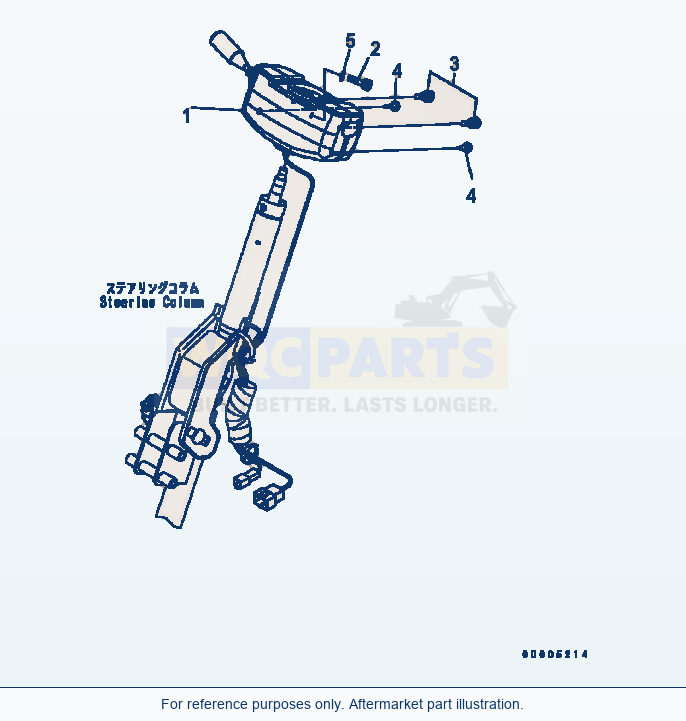 Komatsu WA320-5 Transmission Control Serial B10001-UP parts diagram