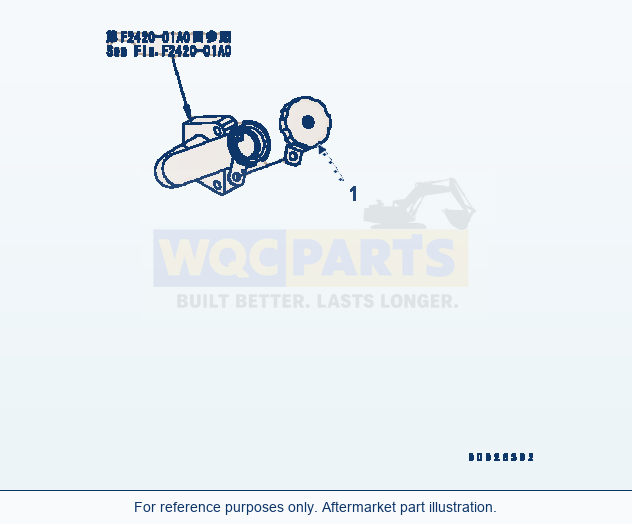 Komatsu WA320-5 Transfer Cap Serial B10001-UP parts diagram