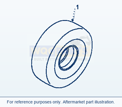 Komatsu WA320-5 Tire (F/20.5-R25 L3) parts diagram
