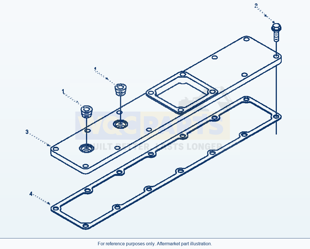 Komatsu WA320-5L Air Intake Cover parts diagram