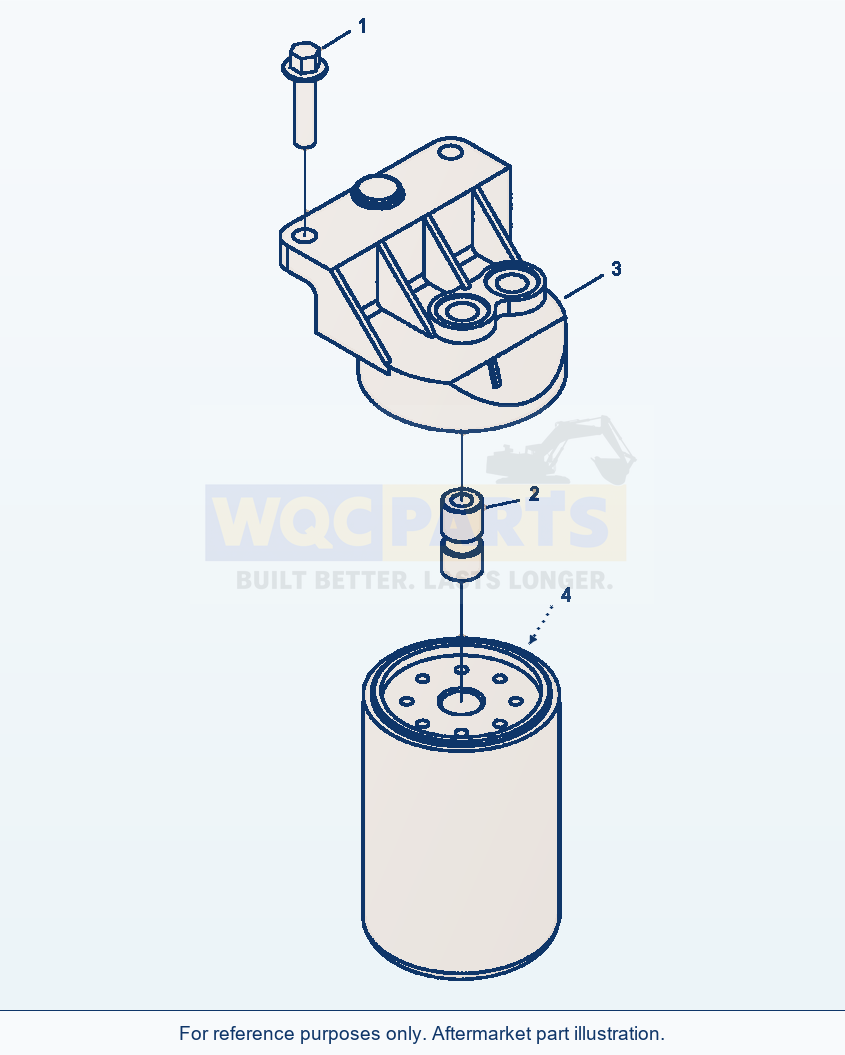 Komatsu WA320-5L Fuel Filter parts diagram