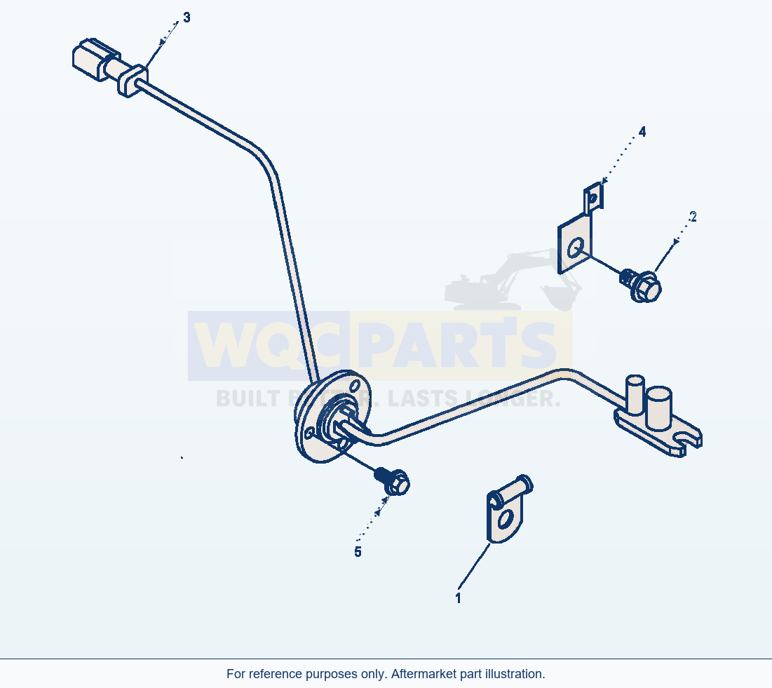 Komatsu WA320-5L Lubricating Oil Level Sensor parts diagram