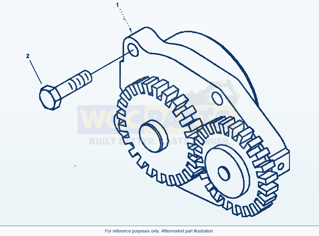 Komatsu WA320-5L Lubricating Oil Pump parts diagram