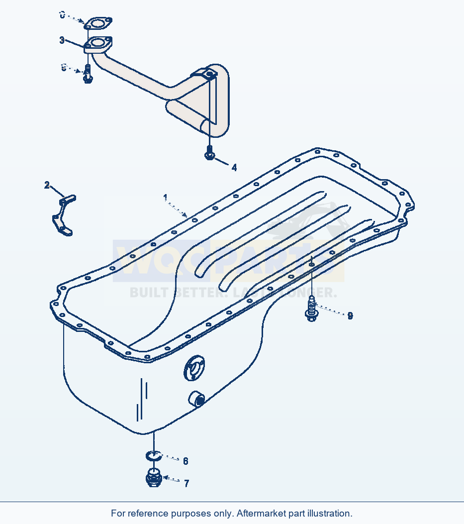 Komatsu WA320-5L Oil Pan parts diagram