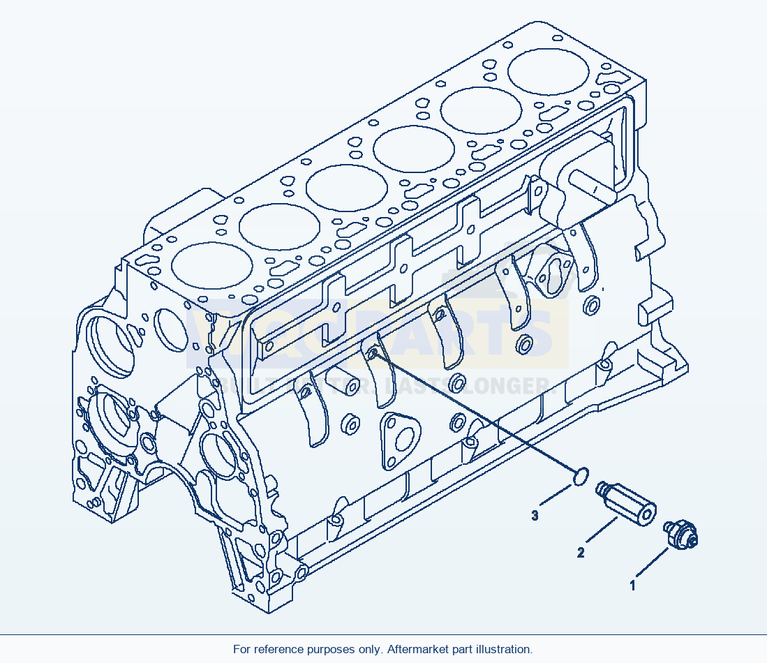 Komatsu WA320-5L Oil Pressure Switch parts diagram