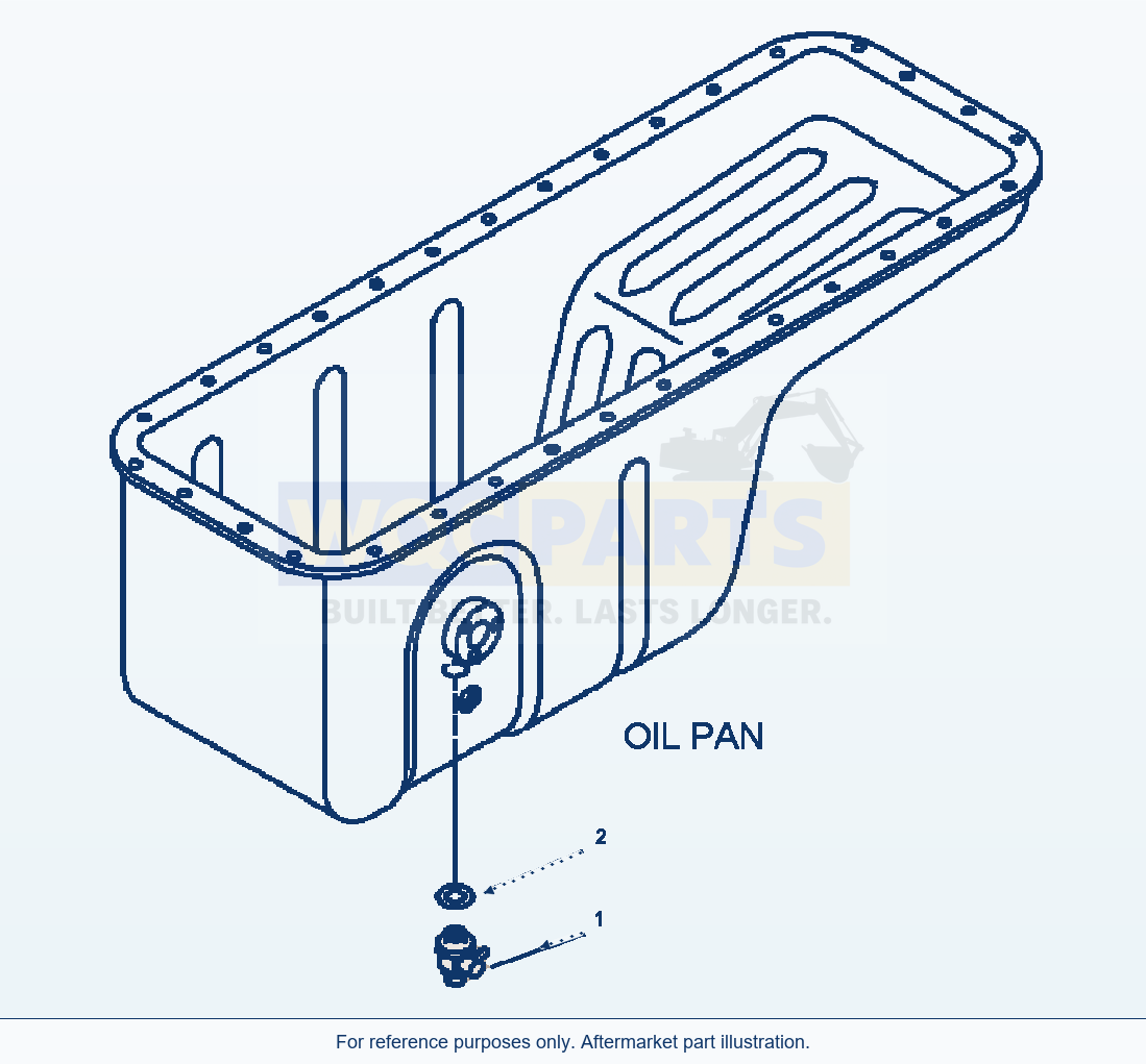 Komatsu WA320-5L Remote Engine Oil Drain parts diagram