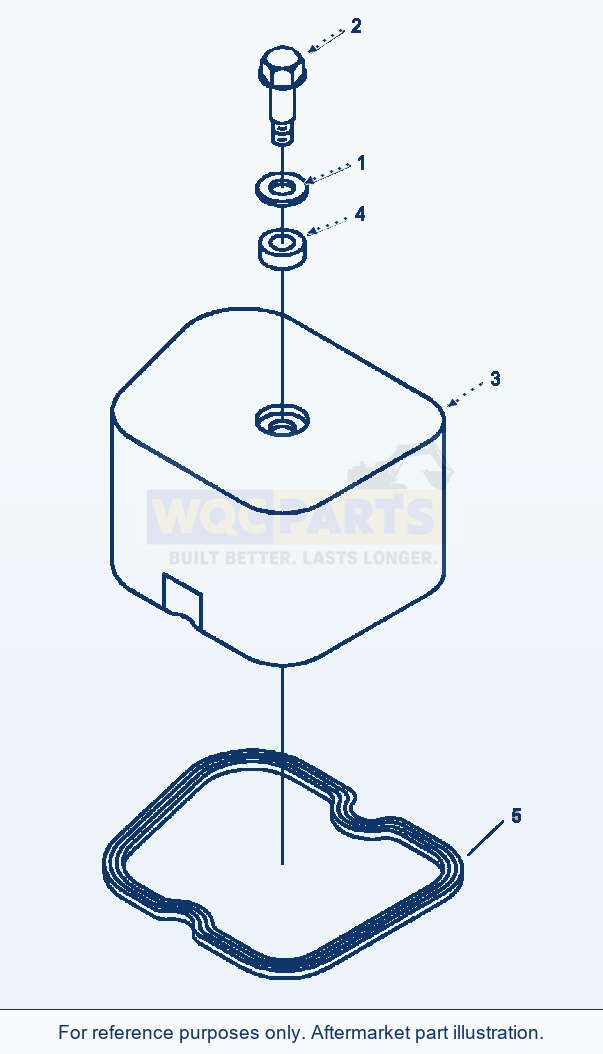 Komatsu WA320-5L Valve Cover parts diagram