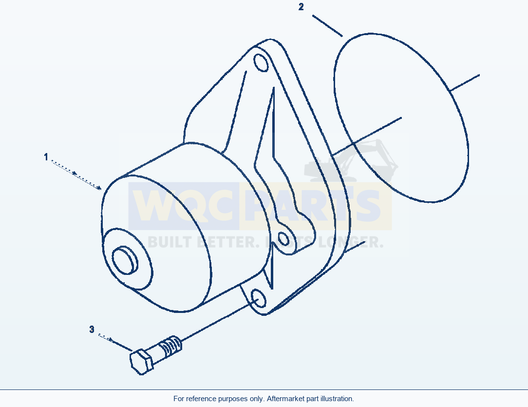 Komatsu WA320-5L Water Pump parts diagram